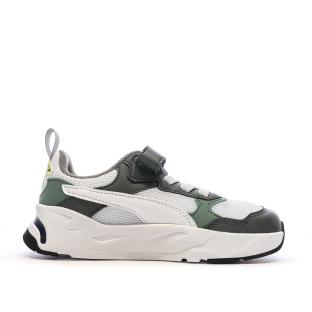 Baskets Noir/Gris/Jaune Garçon Puma Trinity vue 2