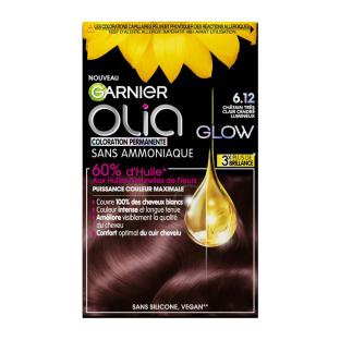 Coloration Cheveux Garnier Olia Colaration Permanente 6.12 Chatain Clair Cendre pas cher