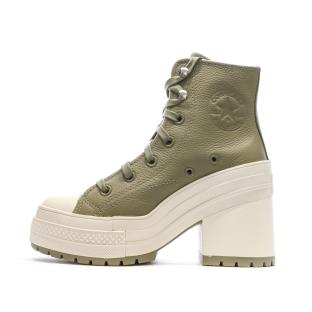 Baskets Kaki Femme Converse Chuck 70 De Luxe vue 0