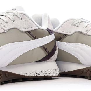 Baskets Grises/Blanc Homme Puma Blktop vue 7