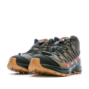 Chaussures de Randonnée Grise Garçon Salomon Xa Pro V8 vue 6