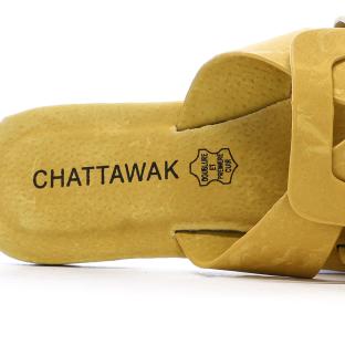 Claquettes Jaune Femme Chattawak Pace vue 7