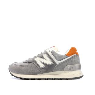 ML574 Baskets Gris/Orange Garçon New Balance vue 0