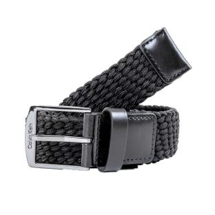 Ceinture Noir Homme Calvin Klein Jeans Ck Casual Elastic pas cher