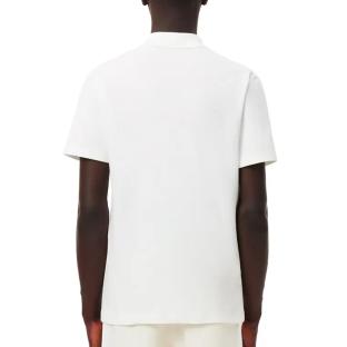Polo Blanc Homme Lacoste Mela vue 2