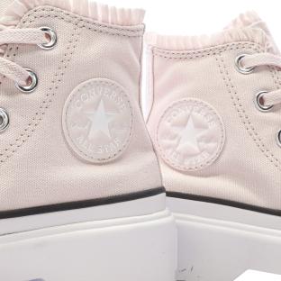 Baskets Rose Clair Fille Converse Lugged vue 7