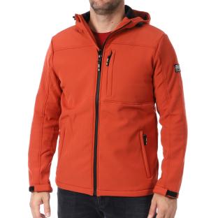 Veste Imperméable Rouge Homme RMS26Softshell Outdoor pas cher