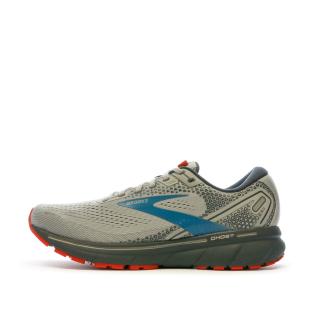 Chaussures de Running Grise Homme Brooks Ghost 14 pas cher
