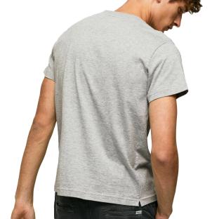 T-shirt Gris Homme Pepe jeans Rederick vue 2