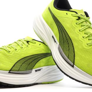 Chaussures de Running Jaunes Homme Puma Deviate Nitro 2 vue 7