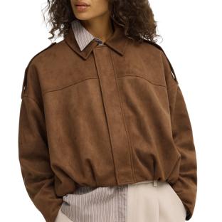 Veste en Suédine Marron Femme Only Amber vue 0