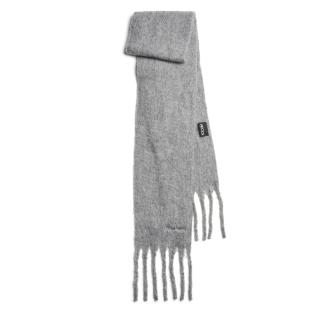 Écharpe Grise Femme Pieces Nilea pas cher