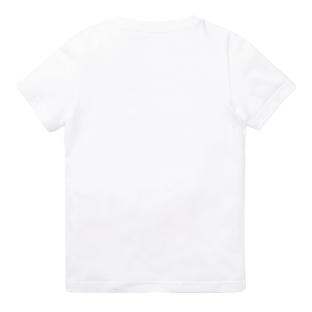 T-shirt Blanc Garçon Puma Mates  673346 vue 2