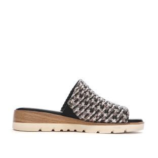 Claquettes Noir/Argent Femme XTI 143881 vue 2