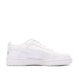 Baskets Blanches Homme Puma Rebound V6 Low34 vue 2