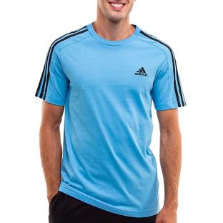 T-shirt Bleu Homme Adidas M 3s Sj T vue 0