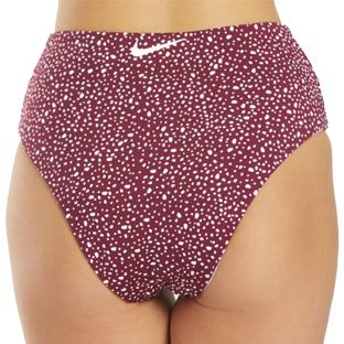 Bas de maillot de bain Bordeaux Femme Nike Reversible vue 2