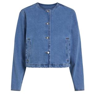 Veste en Jean Bleu Femme Vila Reba vue 0