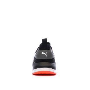 Baskets Noires/Blanches/Oranges Garçon Puma X-ray vue 5