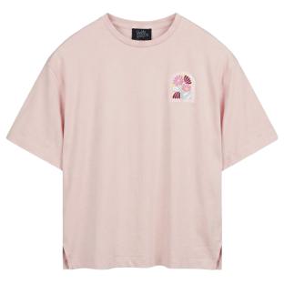 T-Shirt Rose Femme Teddy Smith Flowa vue 0
