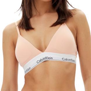 Soutien-Gorge Rose Femme Calvin Klein Jeans Lightly Lined Triang pas cher