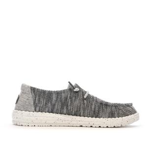 Chaussures Grises Chiné Femme Hey Dude Wendy Sox vue 2