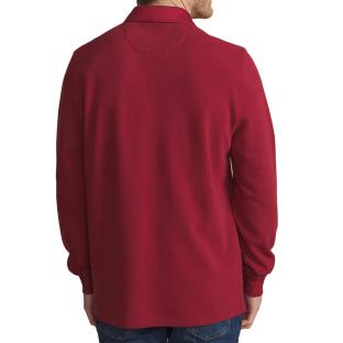 Polo Manches Longues Rouge Homme TBS CAVEZPOL vue 0