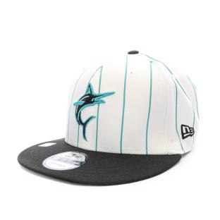 Casquette Blanche/Bleu/Noir Homme New Era Miamar pas cher