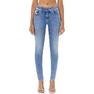 Jean Slim Bleu Femme Diesel Slandy A04108 pas cher
