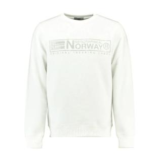 Sweat Blanc Homme Geographical Norway Gantoine pas cher