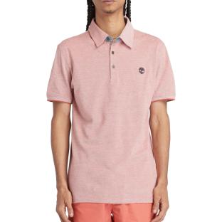 Polo Rose Homme Timberland Oxford vue 0