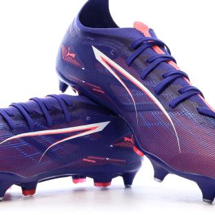 Chaussures de football Violettes Homme Puma Ultra 5 vue 7