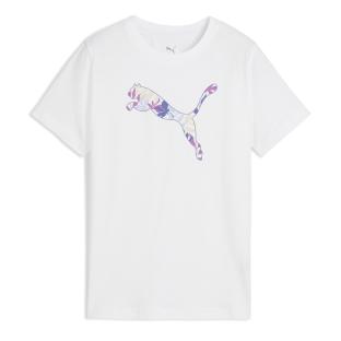 T-Shirt Blanc Fille Puma Graphic vue 0
