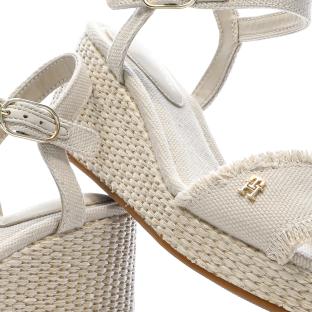 Sandales à Talons Beige Femme Tommy Hilfiger Wedgeee vue 0