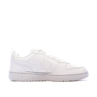 Baskets Blanches Garçon/Fille Nike Court Borough vue 2