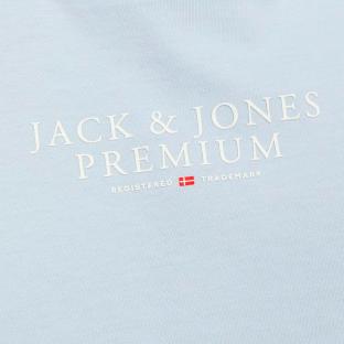 T-shirt Bleu Homme Jack & Jones Bluarchie vue 3
