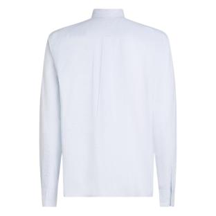 Chemise Blanche/Bleu Clair Homme Tommy Hilfiger Flex vue 2