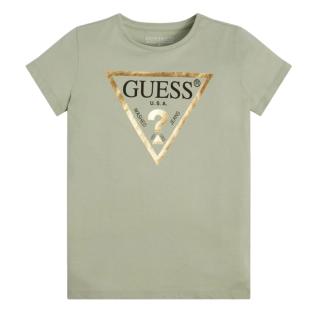 T-shirt Vert Fille Guess J73I56K8HM0 pas cher