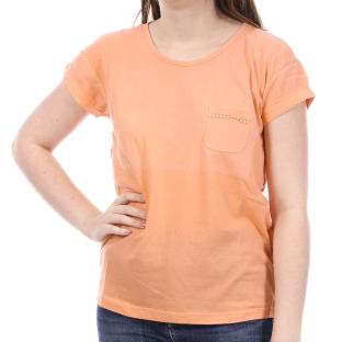 T-Shirt Orange Femme Sun Valley Akron pas cher