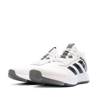 Chaussures de basketball Blanches Homme Adidas Ownthegame 2.0 vue 6