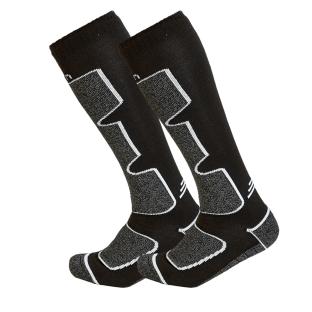 Chaussettes de ski Noires Mixte Cairn Spirit pas cher