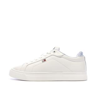 Baskets Blanches/Bleu Femme Tommy Hilfiger Sporty pas cher
