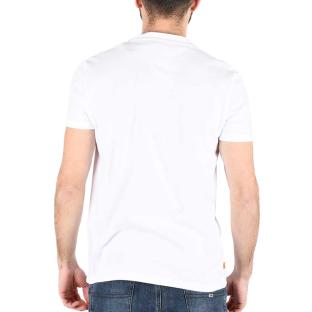 T-shirt Blanc Homme Timberland A2BPR vue 2