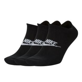 3x Paires de Chaussettes Noires Nike Everyday pas cher