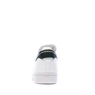 Baskets Blanches Femme Adidas Superstar J vue 3