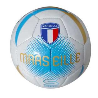 MARSEILLE Ballon Blanc/Bleu/Doré Sport Zone vue 0