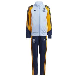 Real Madrid Ensemble de survêtement Bleu/Marine/Jaune Garçon Adidas 24 vue 0