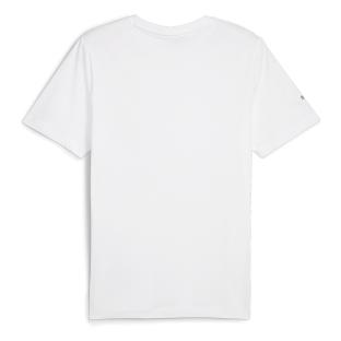 T-shirt Blanc Homme Puma 624155 vue 2