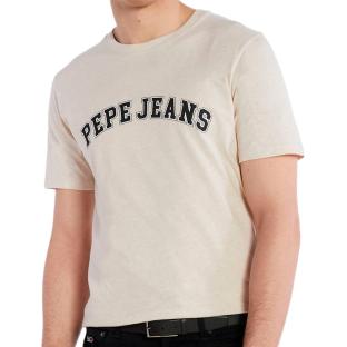 T-shirt Beige Homme Pepe jeans Clement pas cher