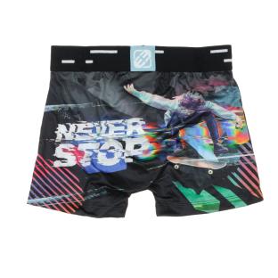 Boxer Noir/Gris à Imprimés Garçon Freegun SKA vue 2